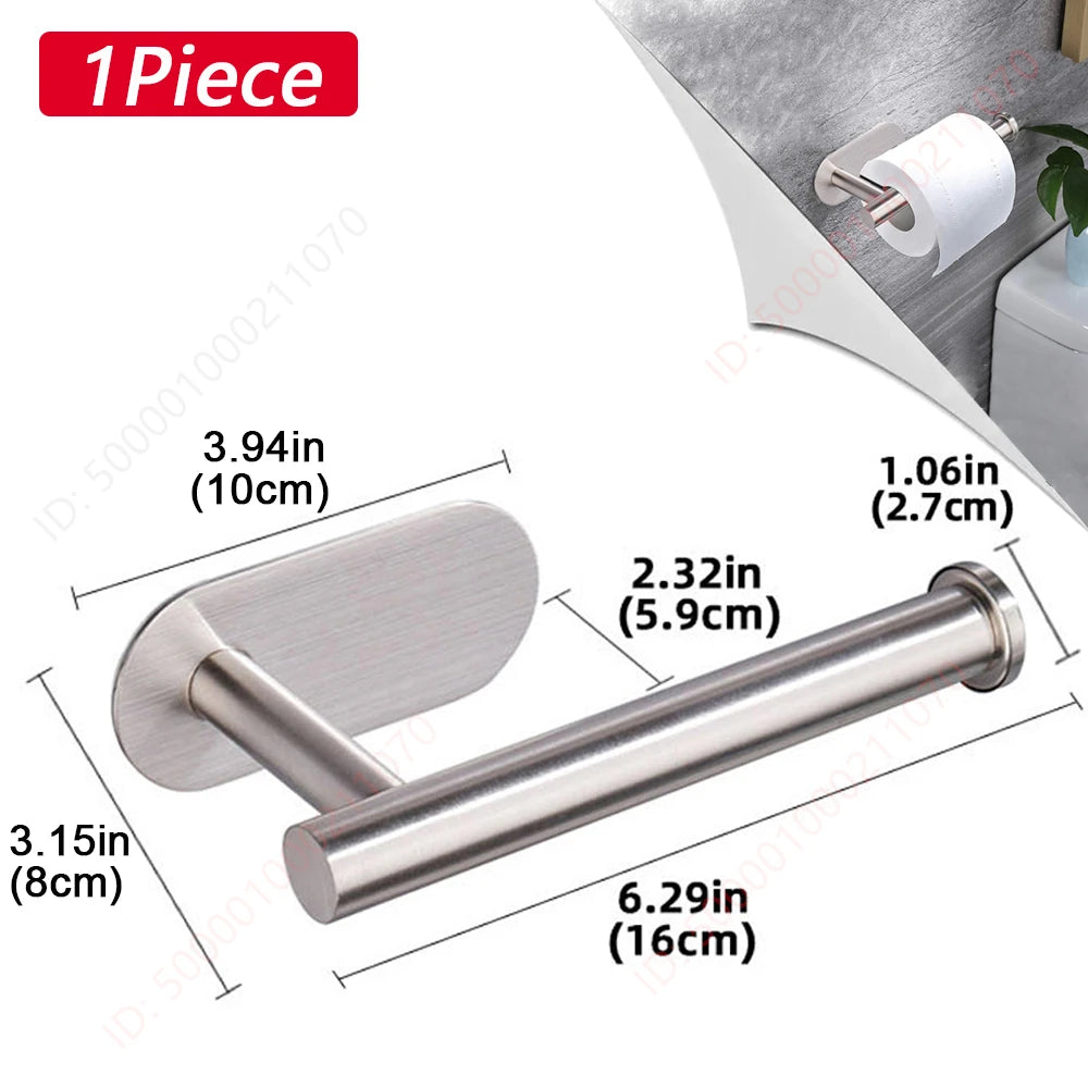 Porta Papel Higiênico Adesivo para Banheiro e Cozinha