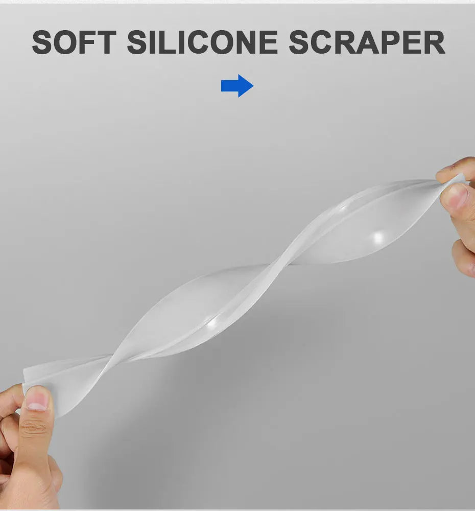Rodo de Silicone Flexível para Limpeza de Vidros do Carro