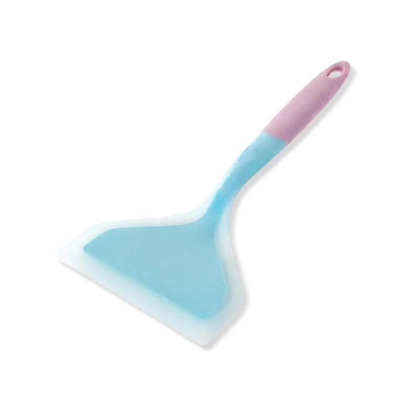 Pie Silicone Spatula Kitchen Non Stick Silicone Spatula High Temperature Resistant Beef Meat Egg Spatula Pizza Cooking Tools