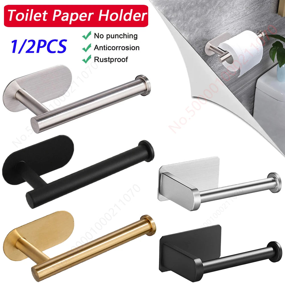 Porta Papel Higiênico Adesivo para Banheiro e Cozinha