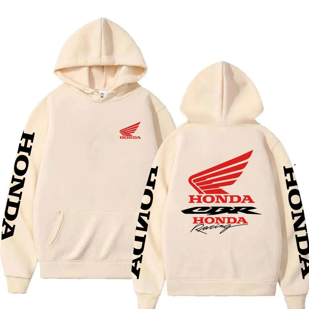 Novo Outono/Inverno Honda CBR Motocicleta Moletom Preto Masculino Moletom Masculino da Moda Pulôver Estilo de Rua Feminino