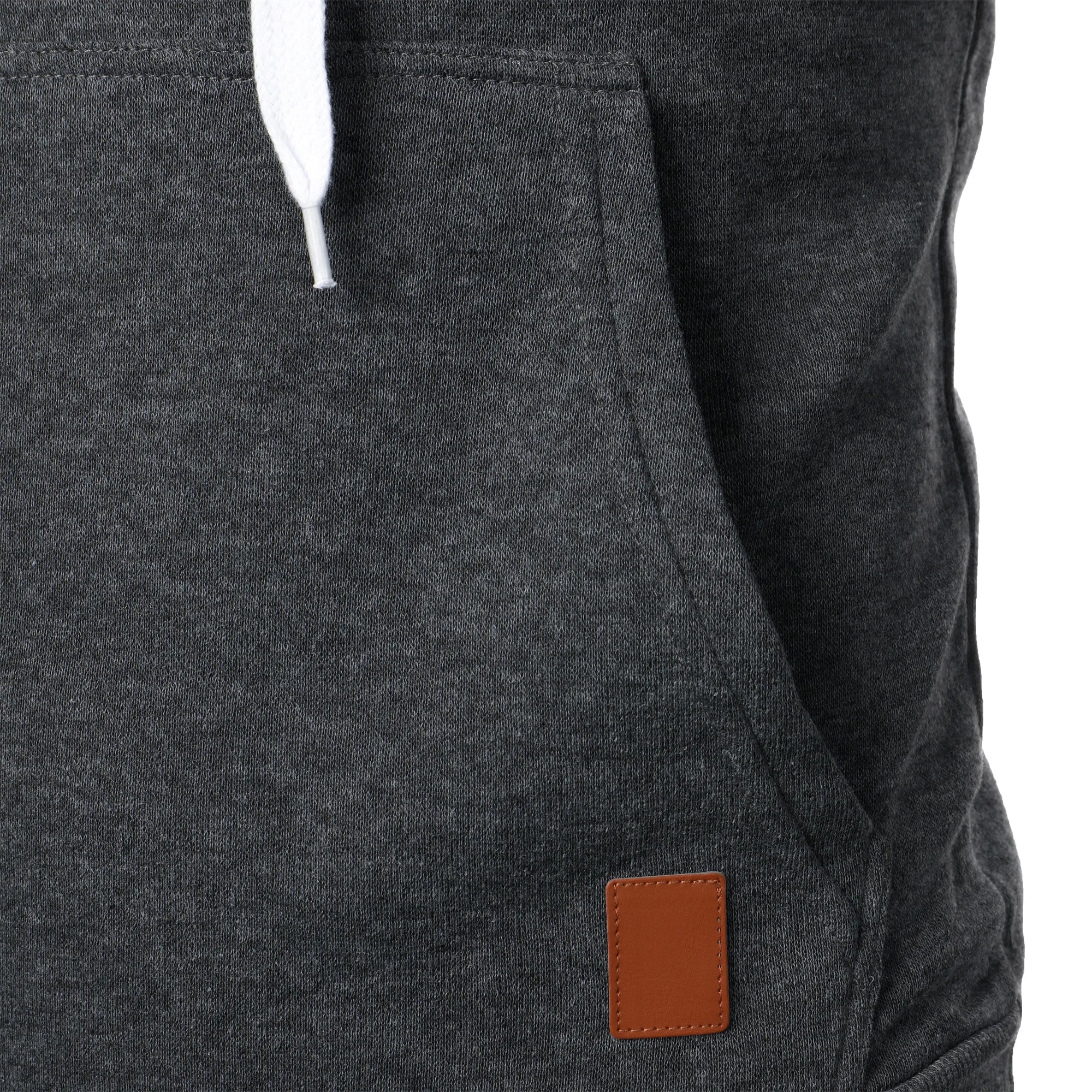Men's autumn and winter solid color outdoor sports casual hoodie top