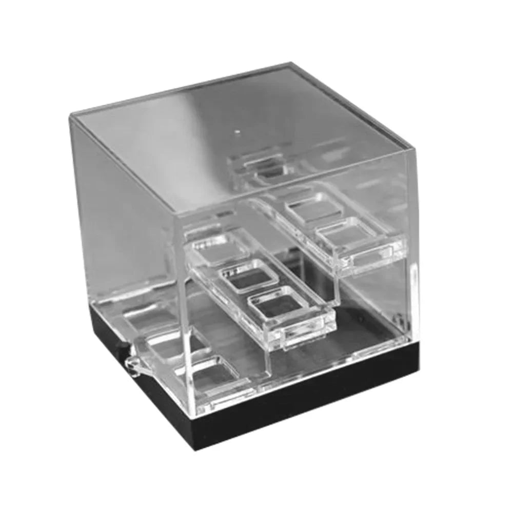 Acrylic Crystal Display Case Display Holder Organizers Stones Rocks Gemstones Collection Three-layer Display Rack Container