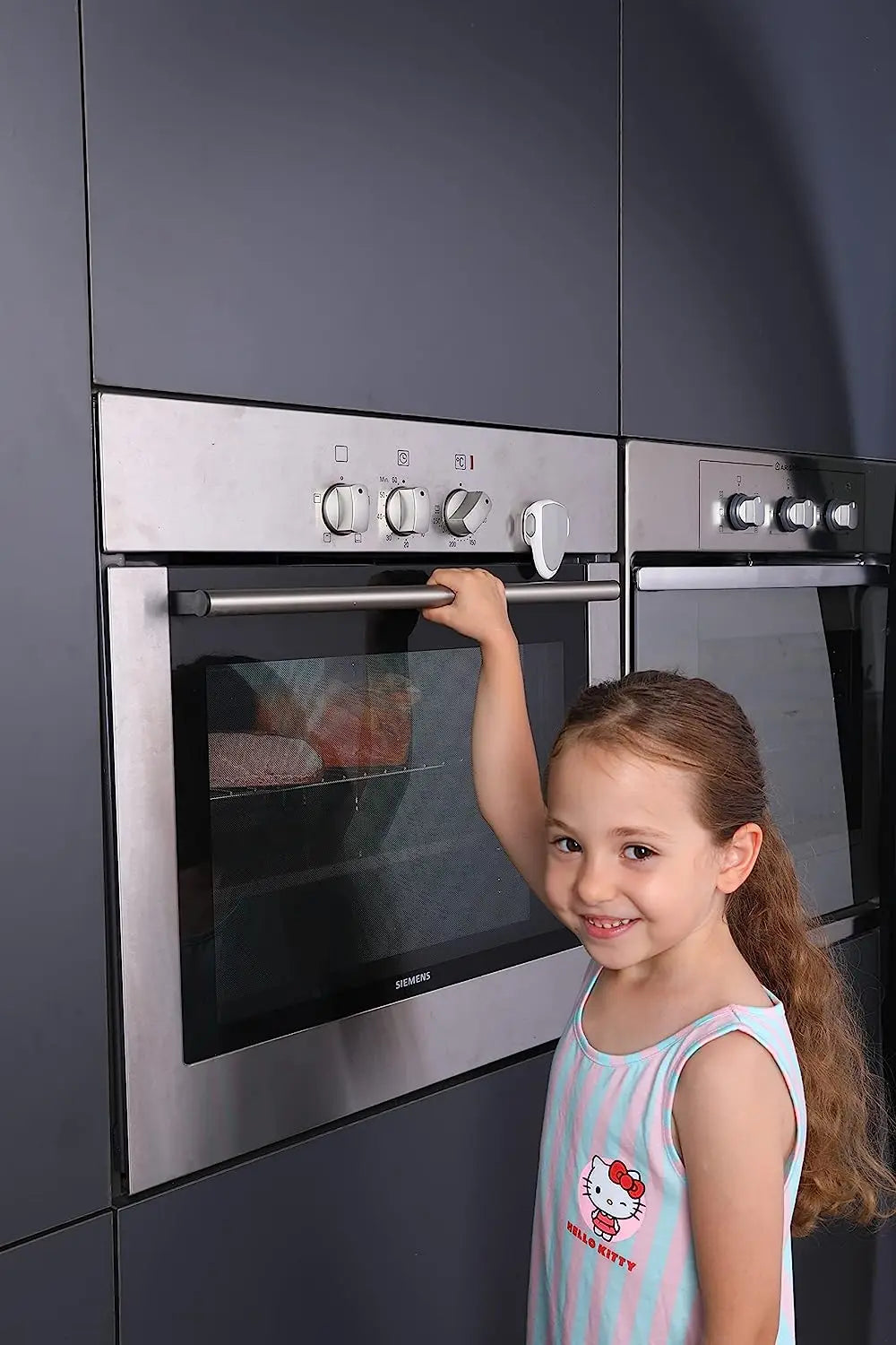 Trava de Segurança Infantil para Forno e Armários de Cozinha