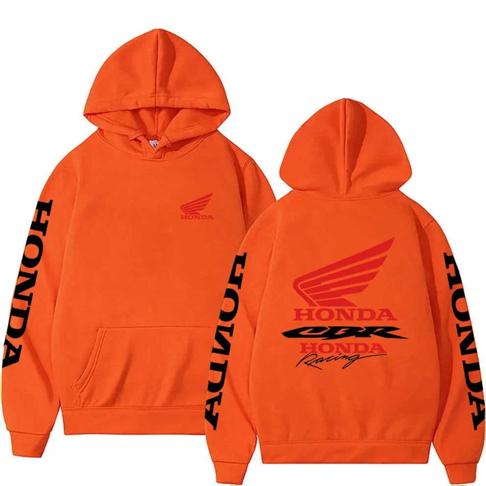 Novo Outono/Inverno Honda CBR Motocicleta Moletom Preto Masculino Moletom Masculino da Moda Pulôver Estilo de Rua Feminino