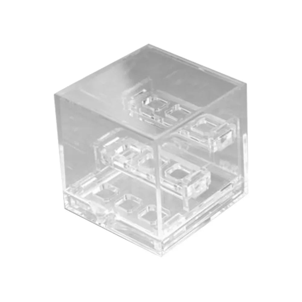 Acrylic Crystal Display Case Display Holder Organizers Stones Rocks Gemstones Collection Three-layer Display Rack Container