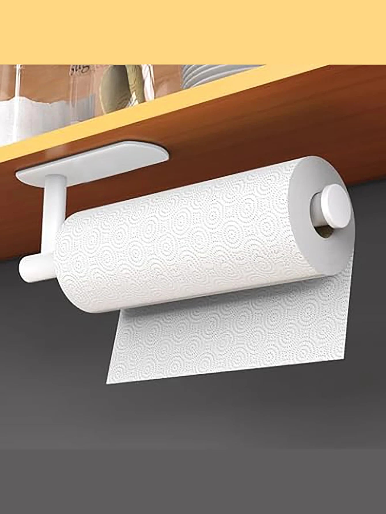 Suporte Adesivo para Papel Toalha de Cozinha e Banheiro
