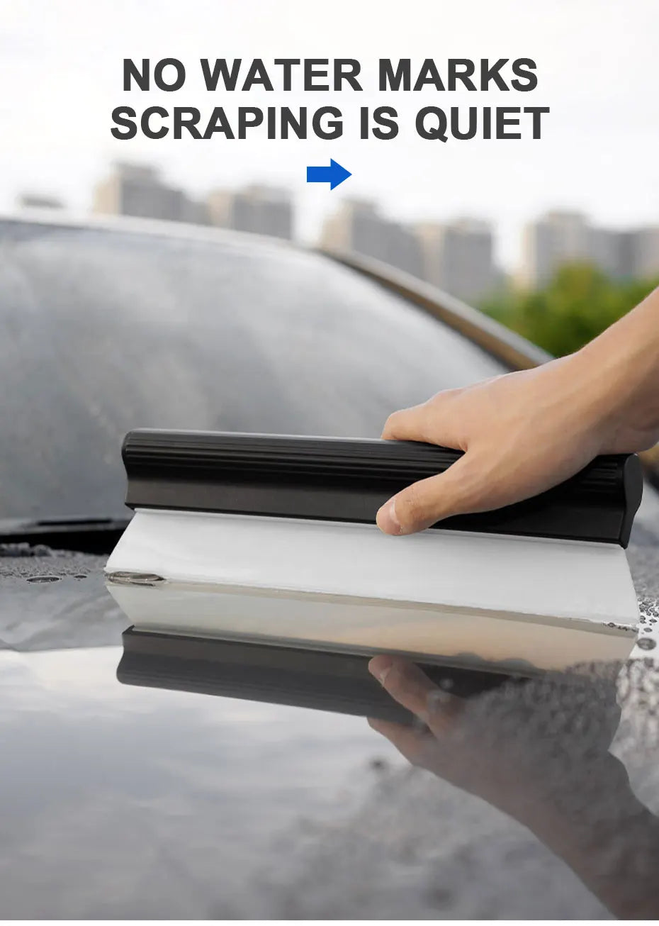 Rodo de Silicone Flexível para Limpeza de Vidros do Carro